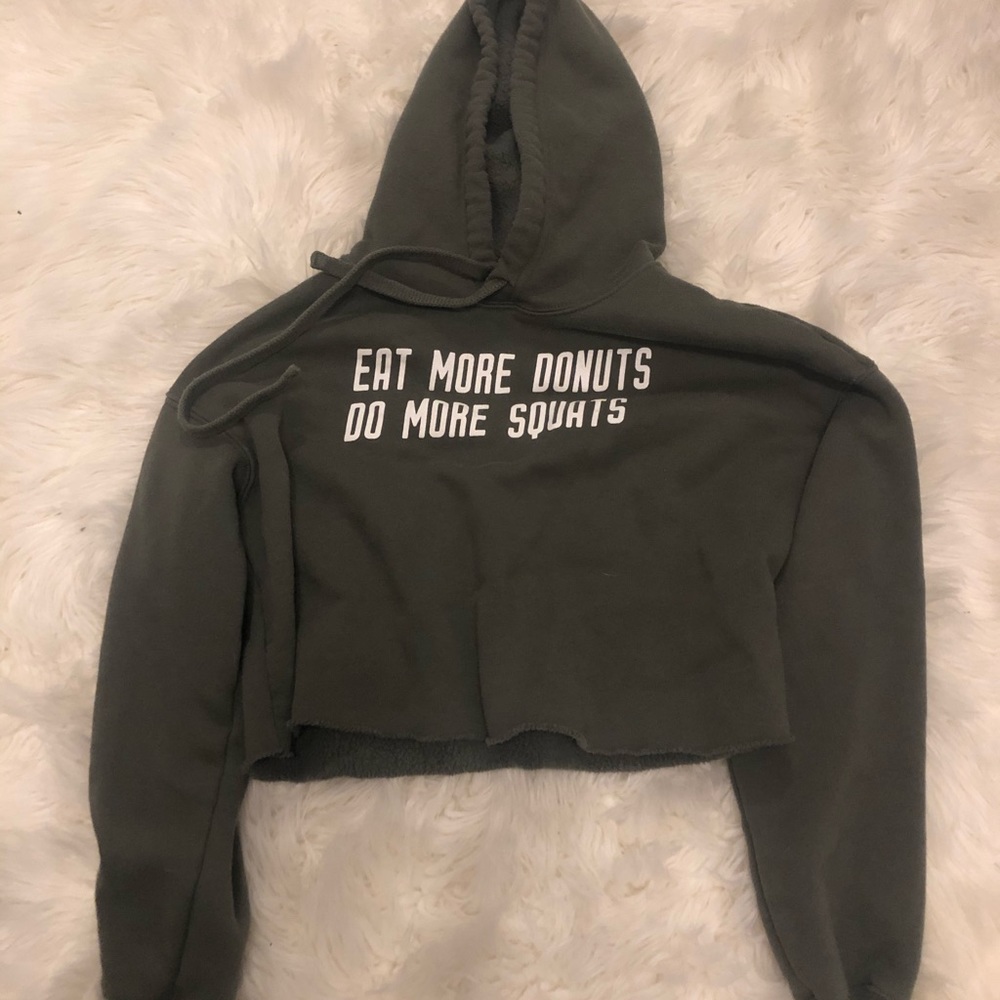 Crop top hoodie